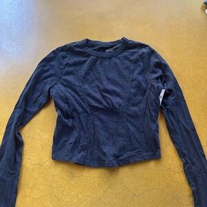 Black Long Sleeve Top